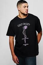 Boohoo Loose Fit Guilty Society Design T-shirt