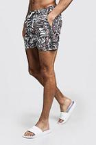 Boohoo Snake Chain Print Swim Shorts