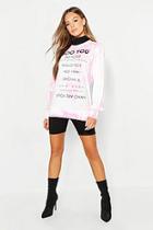 Boohoo Blotch Overdye Sweater