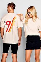 Boohoo Pride Loose Fit Love Back Print Retro T-shirt