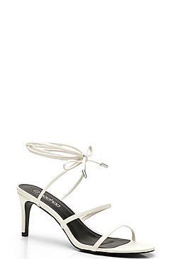 Boohoo Skinny Strap Low Heel Sandals