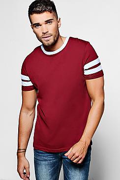 Boohoo Contrast Panel Short Sleeve T-shirt