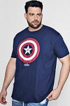 Boohoo Big And Tall Captain America Sheild T-shirt
