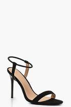 Boohoo Halo Ankle Strap 2 Part Heels