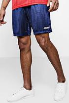 Boohoo Man Football Shorts Co-ord