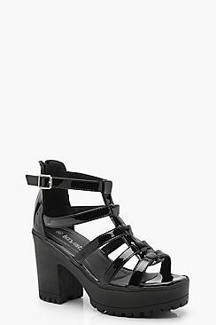 Boohoo Bethany Cleated Fisherman Sandals
