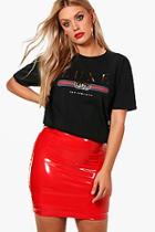 Boohoo Plus Zoe 'luxe' Printed Tee