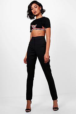 Boohoo Tall Addison Woven Trousers