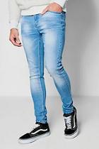 Boohoo Super Skinny Fit Washed Denim Jeans