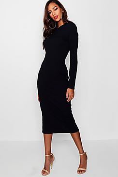Boohoo Tall Taylor Tailored Midi Dress