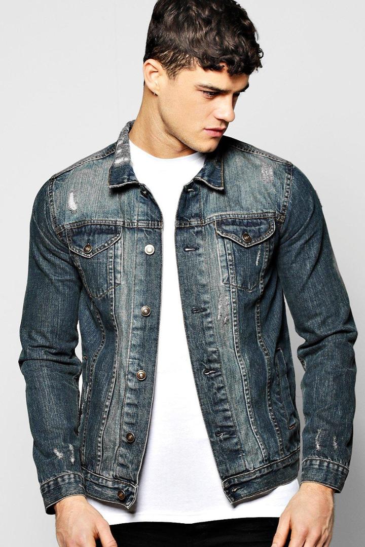 Boohoo Jean Jacket Blue