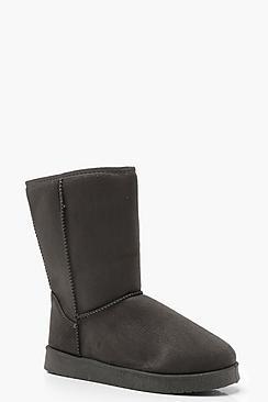 Boohoo Short Cosy Boots