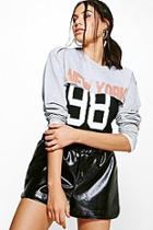 Boohoo Sweat & T-shirt 2 In 1 Top