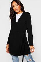 Boohoo One Side Collar Duster