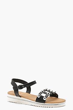 Boohoo Studded Sandals