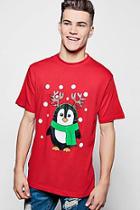Boohoo Christmas Snow Man T-shirt