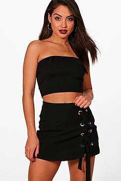 Boohoo Basic Rib Bandeau
