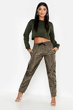 Boohoo Basic Cropped Sweat Shirt