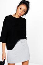 Boohoo Imogen Fine Knit Jumper Black