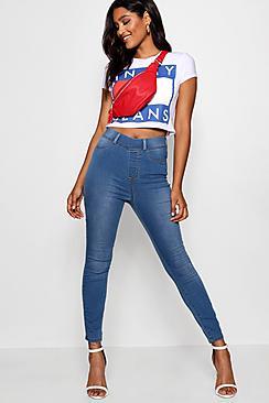Boohoo Pull-on Denim Jeggings