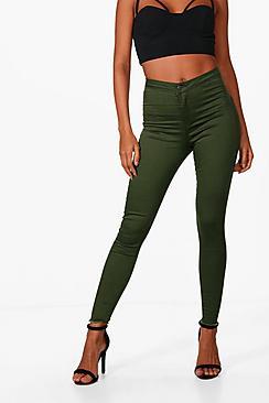 Boohoo Ally High Rise Tube Jeans