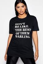 Boohoo Plus Darling Oversized T-shirt
