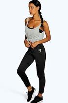 Boohoo Eliza Fit Logo Running Legging