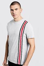 Boohoo Crew Neck T-shirt With Tape Detail