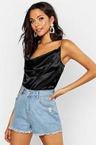 Boohoo Tall Cowl Front Cami