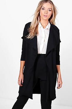 Boohoo Emily Waterfall Duster