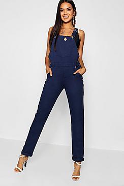 Boohoo Midnight Blue Denim Overall