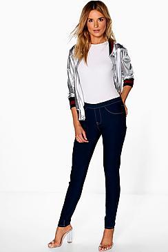 Boohoo Ellie Denim Pull-up Jeggings