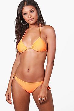 Boohoo Nepal Mix And Match Triangle Top