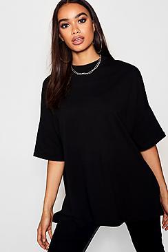 Boohoo Basic Supersize Turn Cuff T-shirt