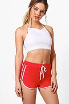 Boohoo Petite Megan Tie Detail Running Short