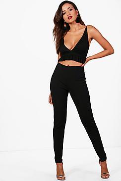 Boohoo Front Seam Skinny Trouser