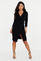 Boohoo Pocket Detail Blazer Dress