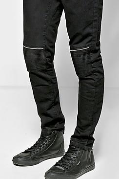 Boohoo Skinny Fit Biker Jeans