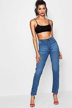 Boohoo High Rise 5 Pocket Skinny Jeans