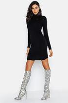 Boohoo Tall High Neck Basic Bodycon Dress