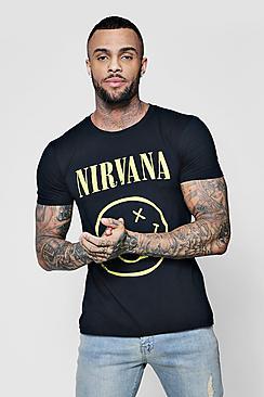 Boohoo Nirvana Smile T-shirt