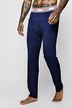 Boohoo Man Border Waistband Jersey Lounge Pant