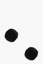 Boohoo Lucy Pom Pom Stud Earrings