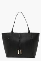 Boohoo Structured Crosshatch Tote Bag