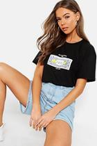 Boohoo Dollar Bill Slogan T-shirt