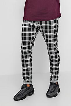 Boohoo Tartan Jogger Trouser