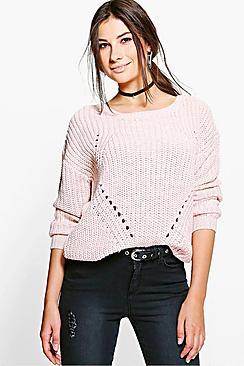Boohoo Isla Chunky Marl Jumper