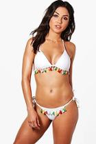 Boohoo Acapulco Tassel Trim Triangle Bikini