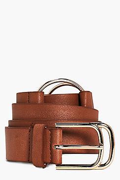 Boohoo Natasha Rings Boyfriend Belt