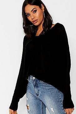 Boohoo Oversized Batwing Jumper